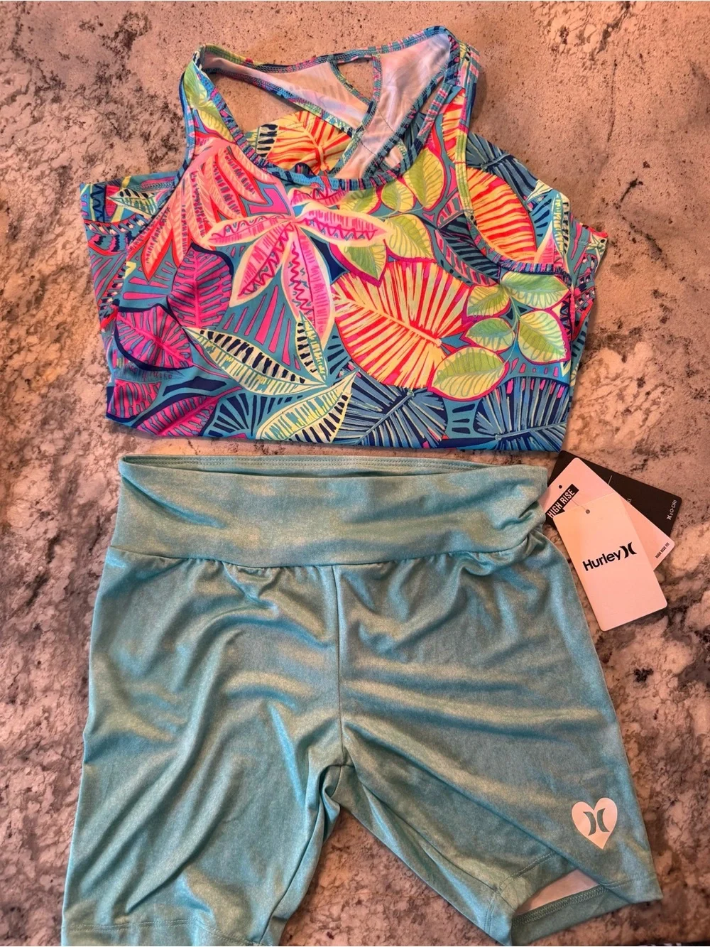 SO Kids Swim Set - Hot Pink, Black, Multicolor